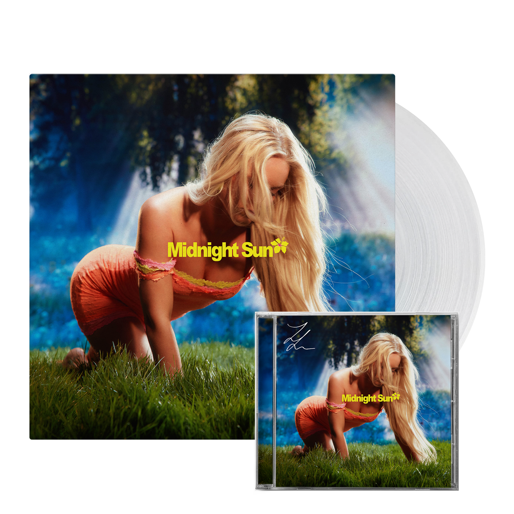 Midnight Sun Standard Vinyl + Autographed CD Bundle