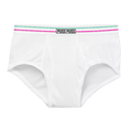 Puss Puss Mens White Briefs