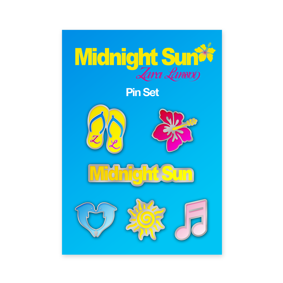 Midnight Sun Pin Badge Set