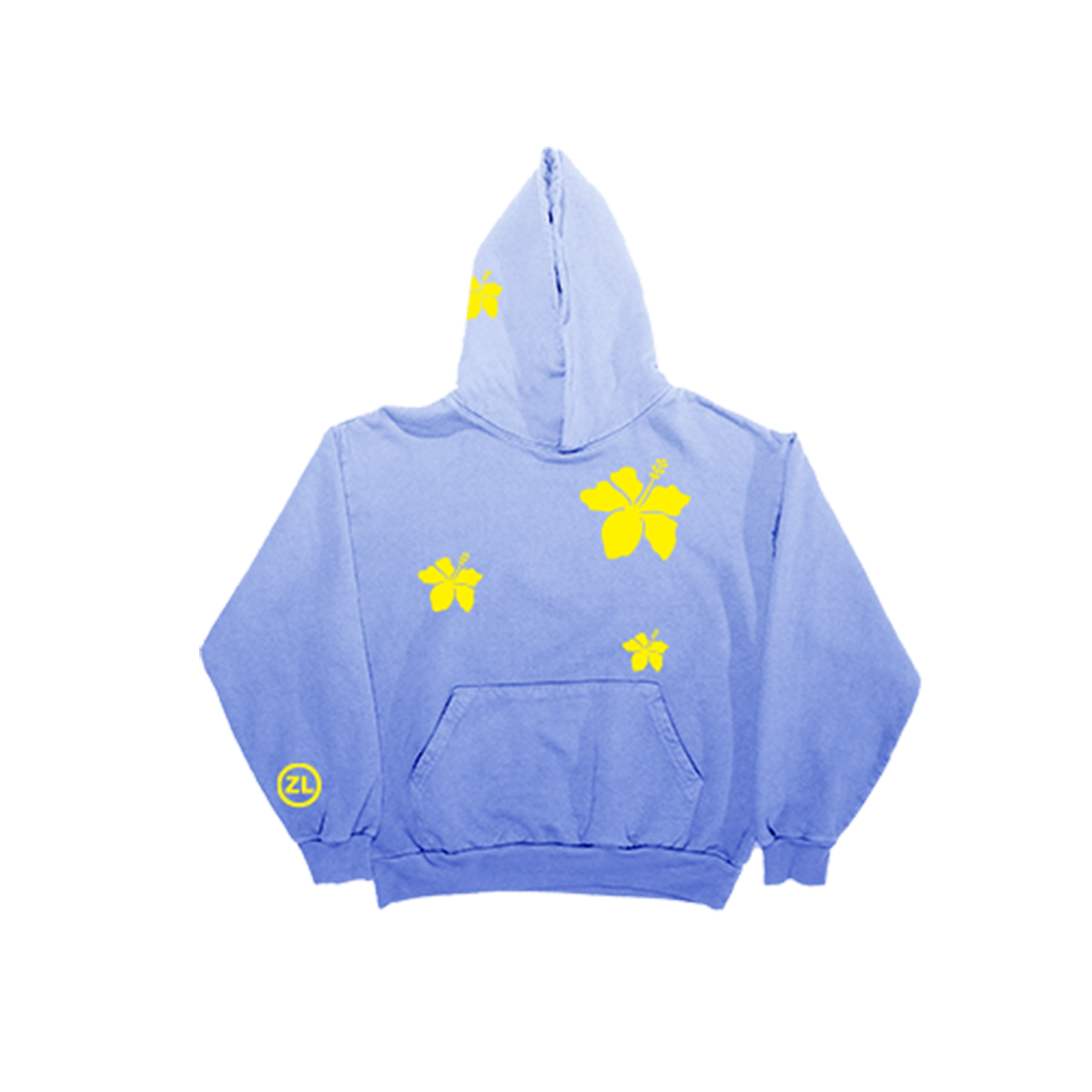 Midnight Sun Gradient Flower Hoodie