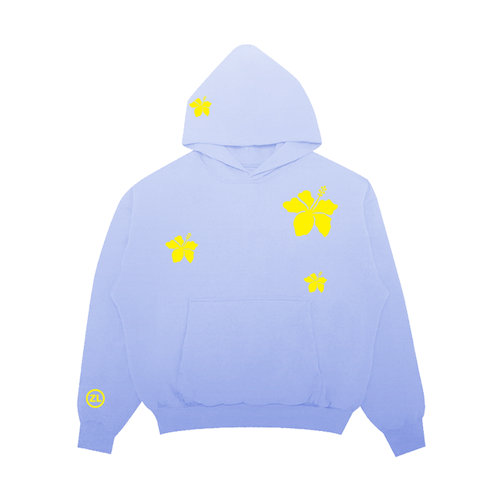 Midnight Sun Gradient Flower Hoodie